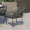 Flash Furniture Gray PE Rattan Wicker Patio Dining Chair TT-TT02-GY-GG - alternate 1